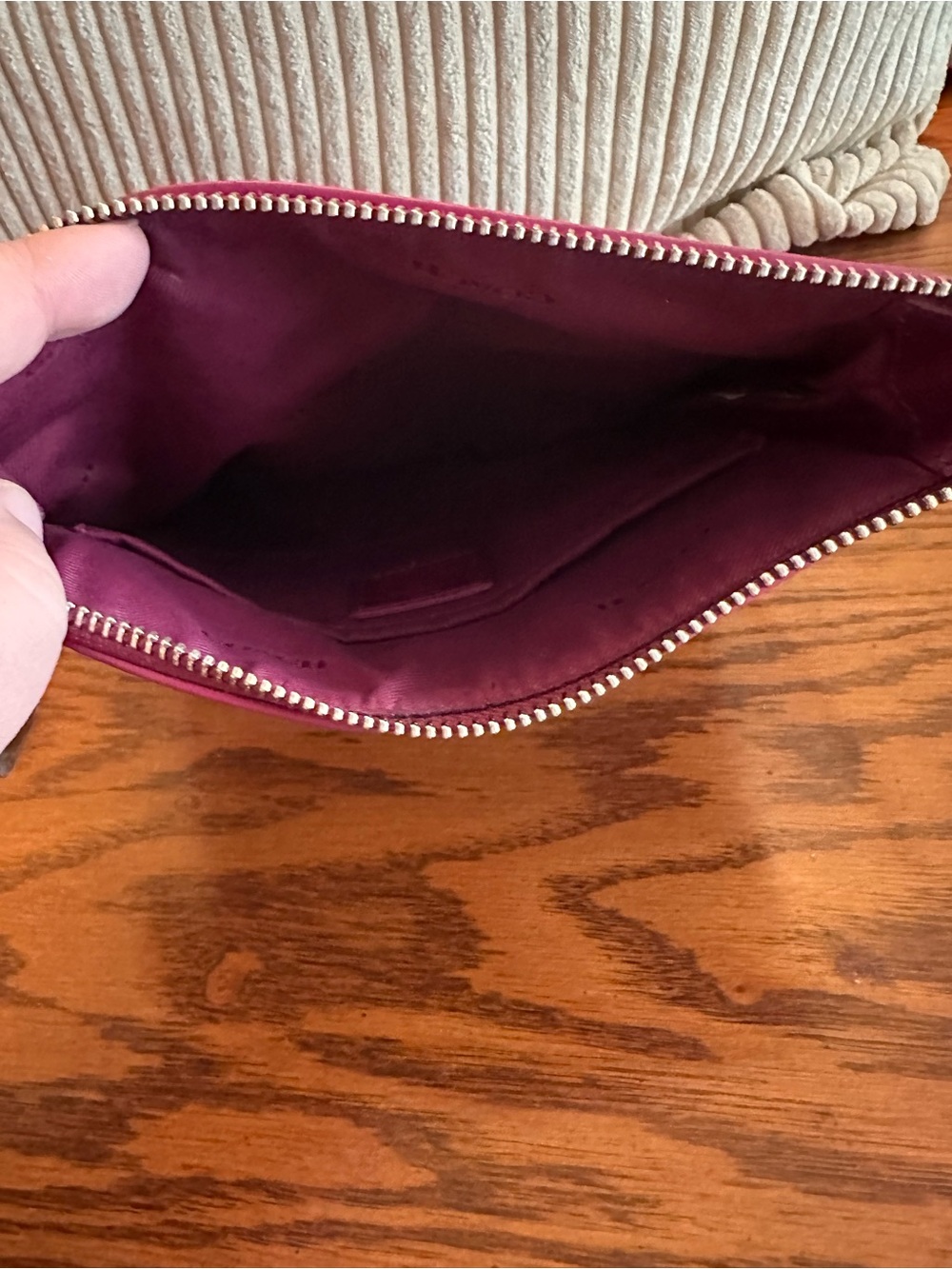 Coach Pebble Leather Crossbody in Burgundy - Picture 9 of 13